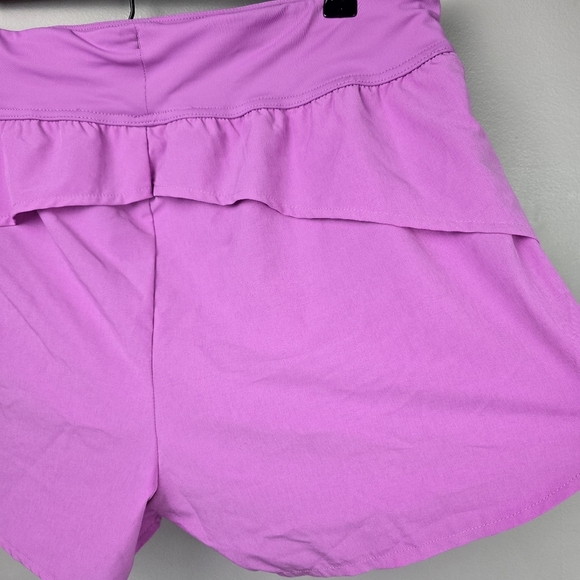 APANA Athletic High Rise Shorts Flowy Purple Womens Size XL Sporty Workout‎ - Picture 5 of 8